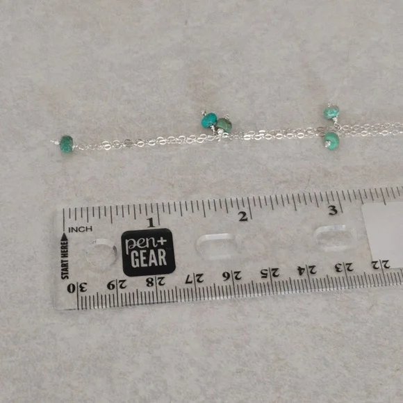 Sterling Silver Kingman Turquoise Necklace - Picture 7 of 10